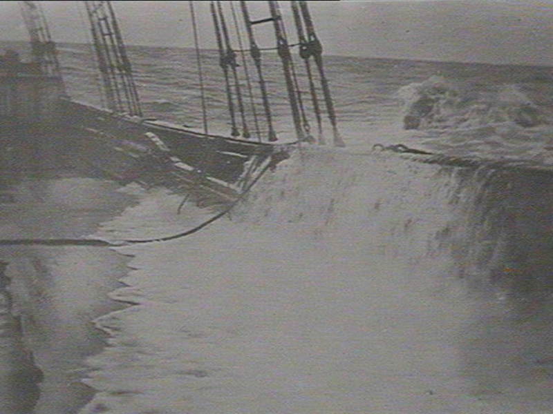 Storm breaking on deck of Holmwood Mitchell Library, State Library of NSW 1 - 47268