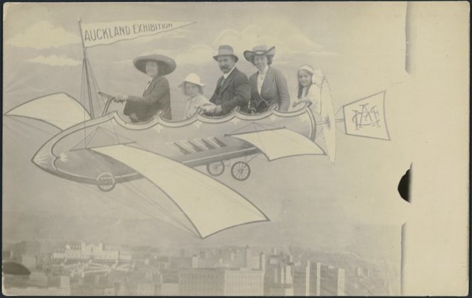 Auckland Industrial, Agricultural and Mining Exhibition (1913-14) :[Postcard. 1913]. Ref: Eph-A-EXHIBITION-1913-01. Alexander Turnbull Library, Wellington, New Zealand. http://natlib.govt.nz/records/22832682