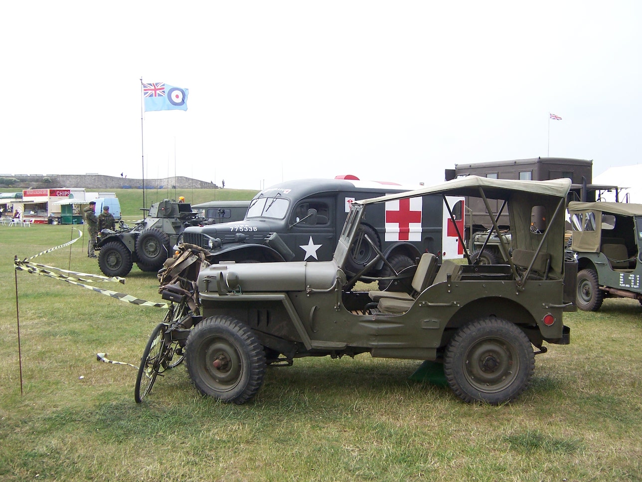 Jeep on display at Portsmouth © Lemuel Lyes