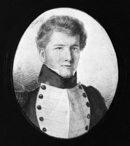 Drawing of Arthur Wakefield in uniform. Ref: 1/2-018885-F. Alexander Turnbull Library, Wellington, New Zealand. http://natlib.govt.nz/records/22913980