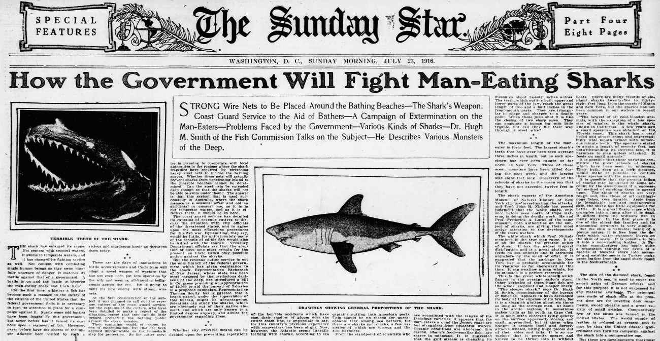 Evening star. (Washington, D.C.), 23 July 1916. Chronicling America: Historic American Newspapers. Lib. of Congress. <http://chroniclingamerica.loc.gov/lccn/sn83045462/1916-07-23/ed-1/seq-37/